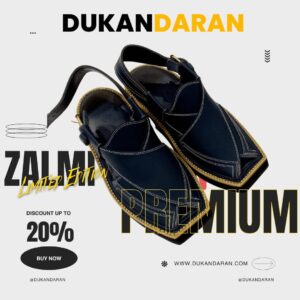 Zalmi Premium leather Peshwari Chappal